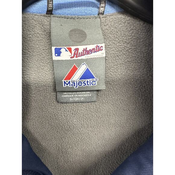 MLB Authentic Majestic Tampa Bay Jacket‎ Size Small Full Zip Therma Base Lined - Picture 2 of 14